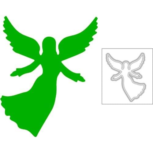 2020 New Angel Girl Wing Fairy Dress Silhouettes Metal Cutting Dies For DIY Making Album Greeting Card Cut Scrapbooking No Stamp