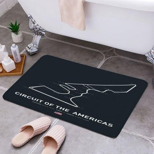 Circuit of the Americas Carpet Areas Rug Non-slip Floor Mat Rug 3D Printing Living Room Bedroom Door Mat Home Decoration