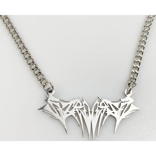 Thorns Pendant Necklace Hip Hop Rock Silver Color Metal Minimalist for Men Egirl Unisex Fashion Neck Chains Jewelry Punk Choker