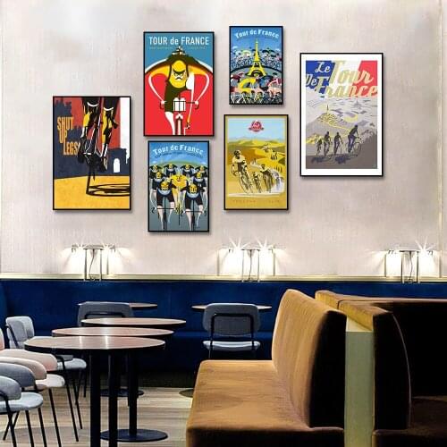 Nordic Poster Bicycle Sports Cycling Competition Bike Wall Art Canvas Poster Simplicity Print Home Decorative Picture Painting