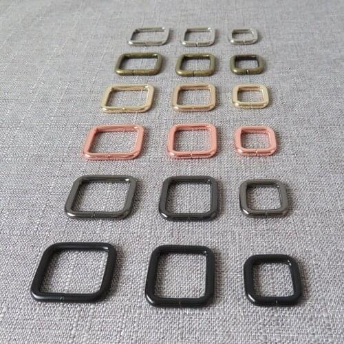 50pcs wholesale 15mm 20mm 25mm metal hardware belt straps buckle handbag connect buckle dog leash garment DIY sewing accessory