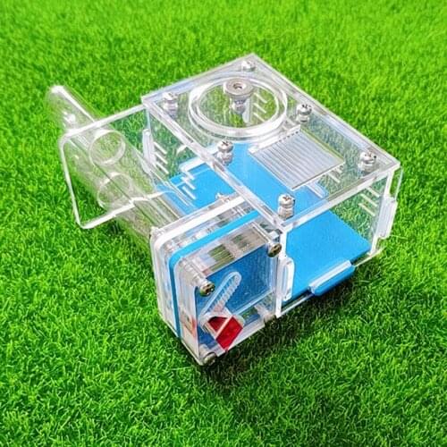 Blue Test Tube Nest Acrylic Ant Farm Activity Area Reptile Terrarium