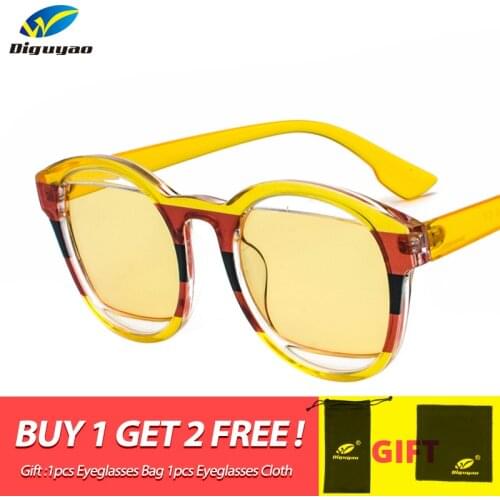 2020 Fashion Women Colorful Cat eye Men Retro Sunglasses Trending Candy Color Harajuku Style Transparent Frame Sun Glasses