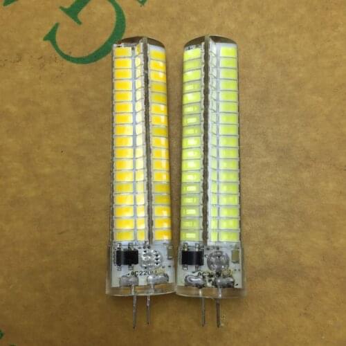LED G4 Lamp Bulb AC 220V Dimming 10W 5730 SMD LED Lighting Lights replace Halogen Spotlight Chandelier 5pcs/lot