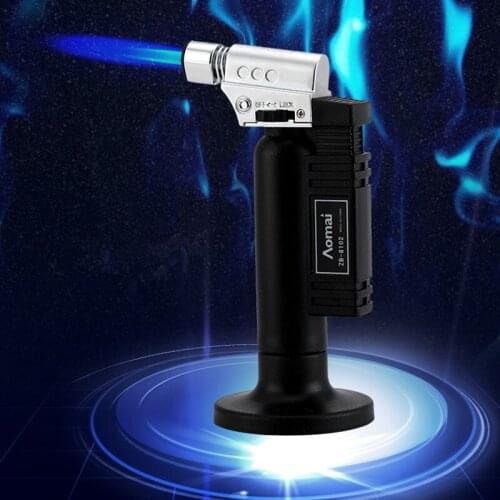 Outdoor Torch Turbo Lighter Jet Butane Cigar Lighter Gas Cigarette 1300 C Spray Gun Fire Windproof Pipe Lighter BBQ