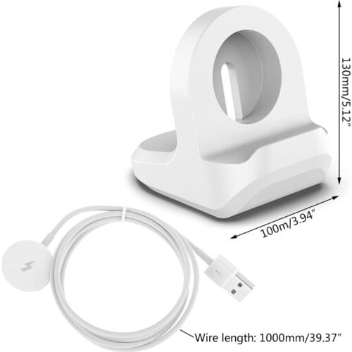 Charging Stand Dock Smart Watch Charger Cable for fossil- Q Gen 1 2 3 Watch 24BB