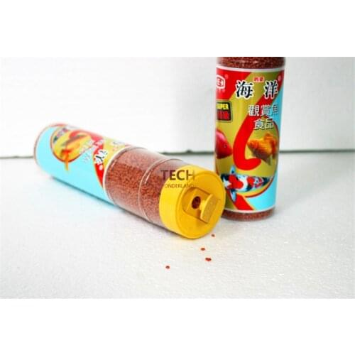 130g/280g Aquarium Tank Fish Tropical Fish Food High Protein Parrot Small Goldfish Small Brocade Carp Ocean Fish Feed Grain