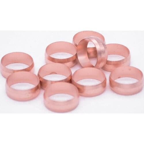 8 10 12 15 16 19 20 22 25 28mm Oil Ferrule Hole For Compression Union Fitting Water Gas Oil Assembly Sleeve Ferrule Ring Copper