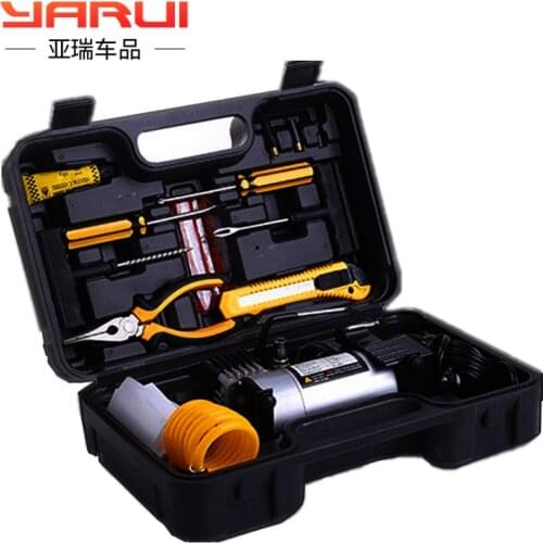 Car portable electric tire multi-function 12v air pump