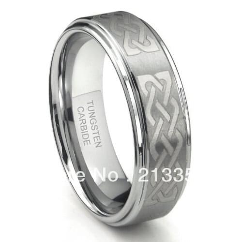 FREE SHIPPING!USA WHOLESALES CHEAP PRICE BRAZIL RUSSIA CANADA UK HOT SELLING 8MM WOMEN&MENS SILVER MATTE TUNGSTEN WEDDING RING