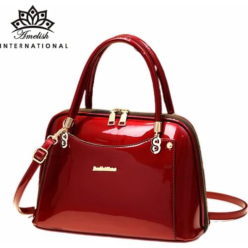 AMELISH Brand Designer Luxury Women Bags 2021 New Solid Color Large Capacity Handbag Casual Shoulder Diagonal Hand Bags Totes