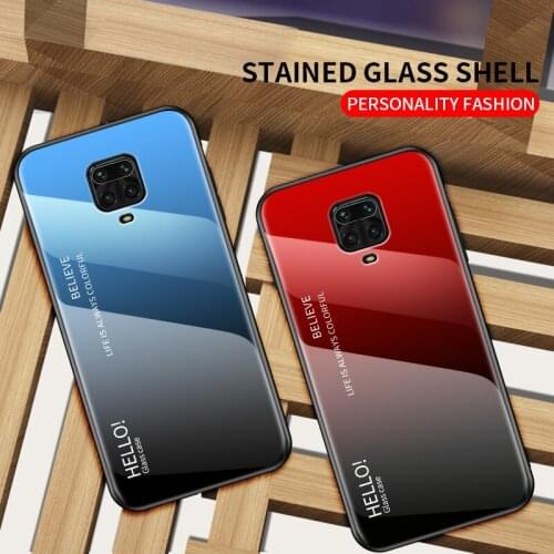 Fashion Stained Glass Phone Case For Xiaomi Redmi Note 9 9s Pro Max K30 Pro Cover Coque For Redmi Note 8 6 5 Pro Note 8T 7 Case