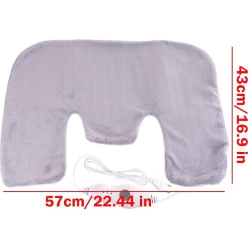Electric Heating Pad Heated Warmer Mat Large Thermal Blanket Shoulder Neck Back Heating Shawl Wrap Pain Relief Temperature
