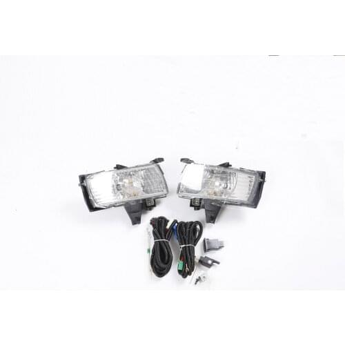 For Toyota Corolla 2005-2007 Halogen Fog lights Cover Wire Fog Lamp Auto Front Bumper Headlight Car Accessories Interior