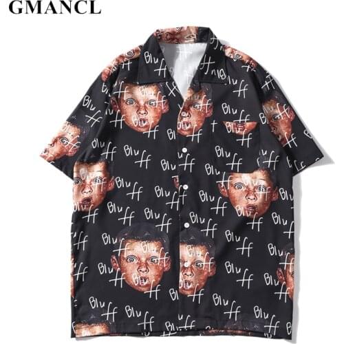 Мужские рубашки с коротким рукавом GMANCL China At AliExpress