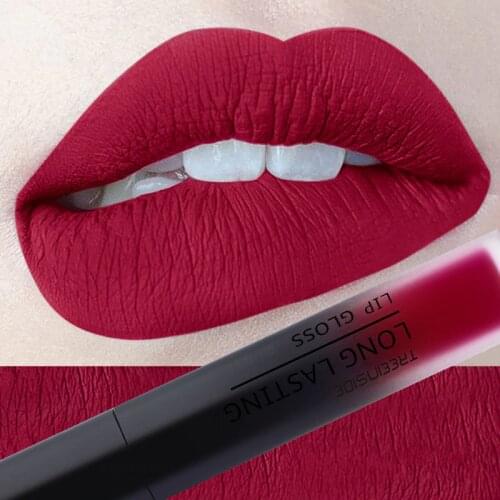 30 color matte liquid lipstick waterproof long lasting lip plumper makeup lipstick velvet gloss lip gloss cosmetics