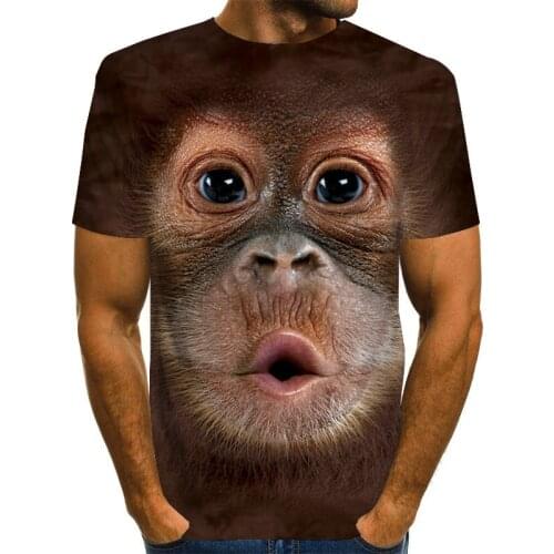 Sumemr New Animal T Shirt For Men/Women 3D Printed Funny Oversized Casual Streetwear Top Tees Large Size Size From XXS-4XL