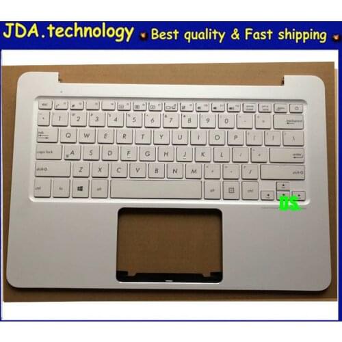 MEIARROW 95%new 13.3" Original top case for ASUS U3000C U3000U U3000UQ palmrest upper cover US keyboard,White