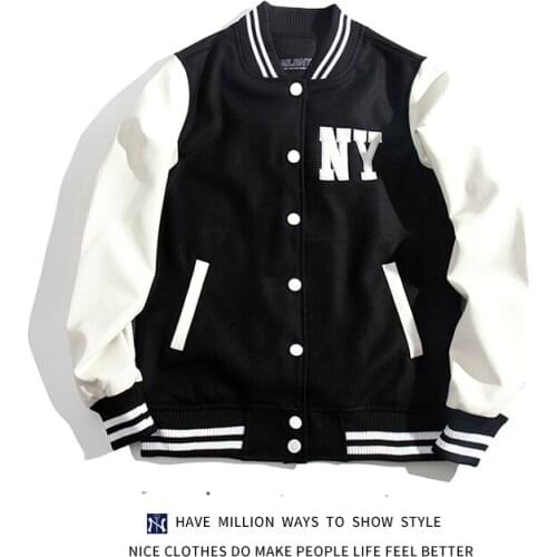New Arrival Towel Embroid Patchwork Skinny Womens Baseball Bomber Letterman Jacket Unisex Varsity Campus Vintage Casual Student