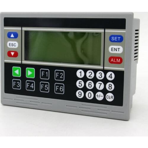 PLC & HMI OP320-A Text Display, 10DI 8DO 18MR relay output with rs485 4AD 2DA(0-10v) Real time clock
