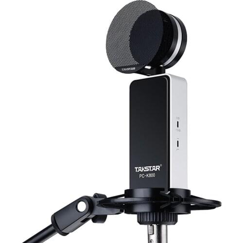 Takstar PC-K800 Professional Internet karaoke microphone condenser mic Large diaphragm for broadcasting and recording