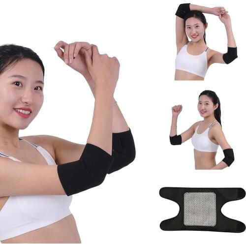 Self Heating Elbow Pads Magnetic Therapy Kneepad Pain Relief Arthritis Brace Support Patella Elbow Sleeves Pads Health Care #YJ