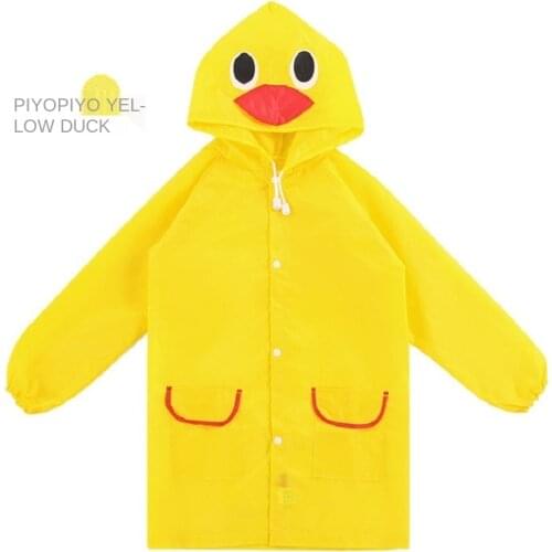 1PC Cartoon Animal Style Waterproof Kids Raincoat For Children Rain Coat Rainwear/Rainsuit Student kid