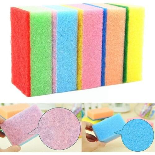 1pcs New Colorful Nano Clean Dish Sponge Magic Eraser Cleaning Brush Office Kitchen Eraser Sponge Kitchen Sponge Sponge Bat X9F6