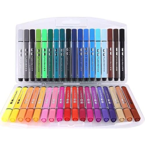 12/18/24/36/48 watercolor pen art marker children drawing safe non-toxic water washing graffiti artist color pen set