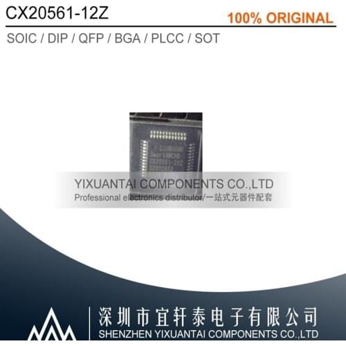 5pcs/lot 50pcs/lot 100pcs/lot Free shipping 100% original CX20561-12Z CX20561 QFP48