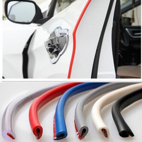 5M/8M U Type Car Strips Sealing Scratch Protector Moulding Strip Protection Anti-rub Door Edge Rubber Strip DIY Car-styling