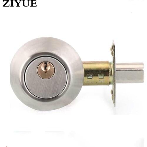 Free Shipping Stainless Steel Lock Indoor Door Lock Copper Core Lock Project Hardware Lock