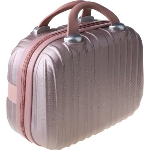 14in Cosmetic Case Luggage Small Travel Portable Carrying Suitcase for Makeup New 2021
