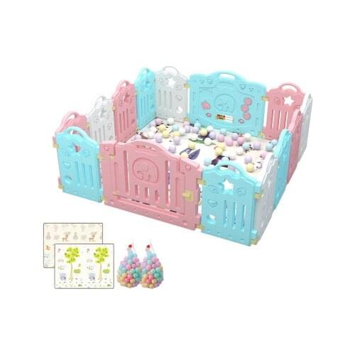Baby Fence Toddler Children Crawling Mat Game Safety Fence Kid Play House Indoor Toy Playpen Play Yard Ocean Ball Free Shipping