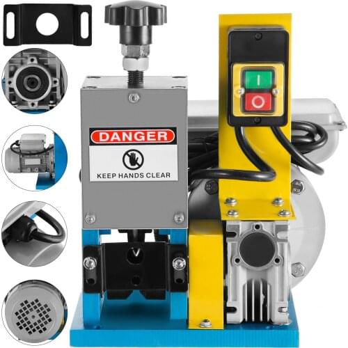 Electric Wire Stripping Machine Portable Powered Comercial 1/4HP Cable Stripper
