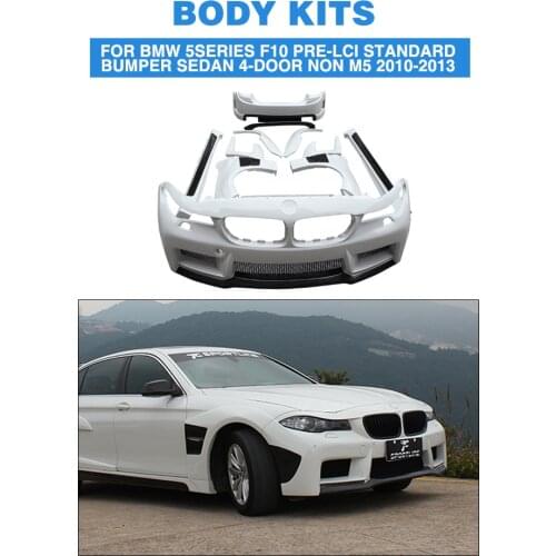 FRP Car Accessories body Kits for BMW 5 Series F10 Pre-LCI Standard Bumper Sedan 4-Door Non M5 2010-2013