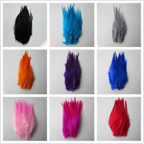 Hot Wholesale 100 Pcs/Lot Pheasant Feather 4-6 Inch 10-15cm chicken Feathers DIY Chicken Feather Jewelry Plume decoration Plumes