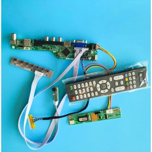 Kit For CLAA141WB02/CLAA141WB02A/CLAA141WB03/CLAA141WB05A 1280x800 AV TV Panel USB Controller Board Audio HDMI LVDS VGA Remote