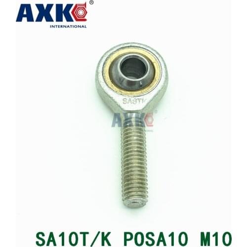 Free shipping SA10T/K POSA10 10mm right hand male outer thread metric rod end joint bearing POS10A