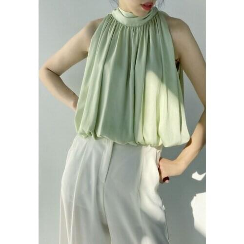MIUXIMAO Satin Blouses