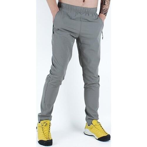 Men spring summer outdoor slim quick-drying hiking pants Camping Trekking cycling stretch fabric Elastic breathable Pants