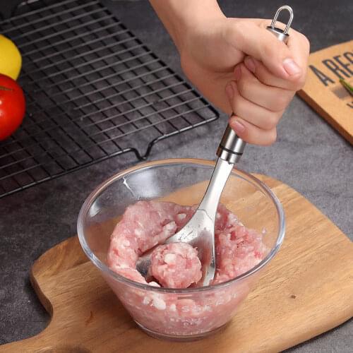 Meatball Maker Spoon Meat Tools Stainless Steel Non-Stick Creative Meatball Maker Cooking Tools Kitchen Gadgets Meat Ball Mold