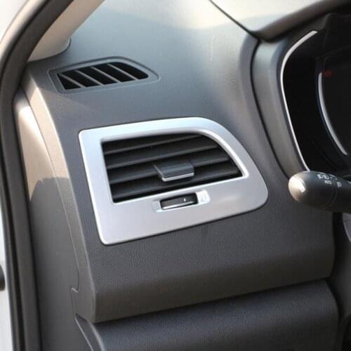 Color My Life Car Chrome Air Conditioning Vent Trim Stickers Case for Renault Koleos for Samsung QM6 2016 2017 2018 Stickers