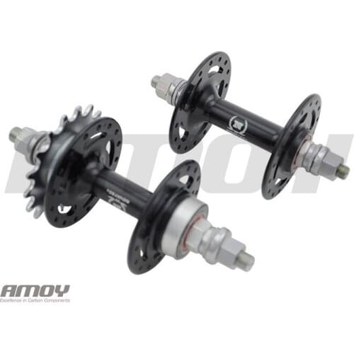 20/24/28/32 Holes Genuine NOVATEC Fixed Gear Hub Track Bike HubsA165SB/A166SB black anode/anodized red black