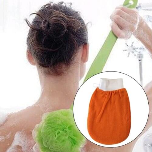 Exfoliating Glove Bath Shower Scrub Mitt Dead Skin Remover Body Scrubber Spa Cleaning Brush Massage Soap Exfoliator