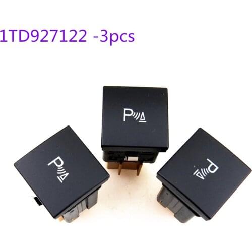 SCJYRXS Parking Auxiliary Switch OPS Automatic Radar Button For Golf MK6 1TD927122 1K0 927 122A 1TD 927 122