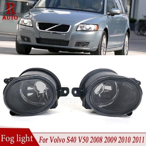 R-Auto Car Front Left Right Fog Light Fog Lamp Assembly With No Bulbs Car Styling For Volvo S40 V50 2008 2009 2010 2011 30764930