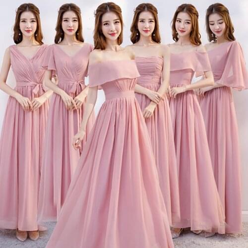 Bridesmaid dresses long summer bride wedding bridesmaids sisters dress skirt bridesmaid dresses conference banquet evening dress