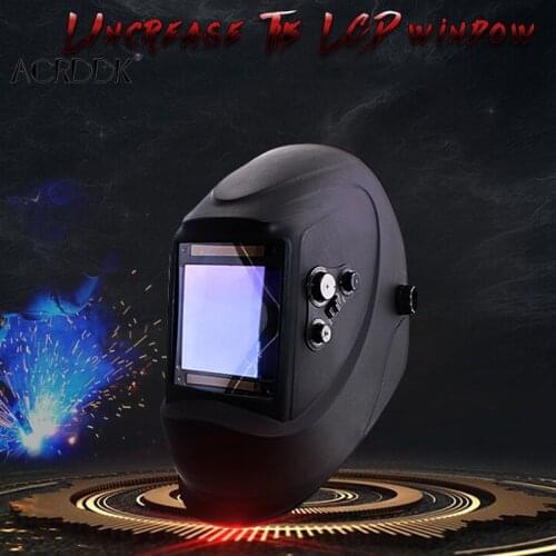 Big View Eara Welding Helmet 4 Arc Sensor DIN5-DIN13 Solar Auto Darkening Goggles FC