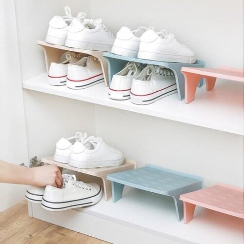 Shoe Storage Rack Space Saving Double Shelf Shoe Rack Household Multifunctional Shoe Holder Shelf for Home Shoes Organizer